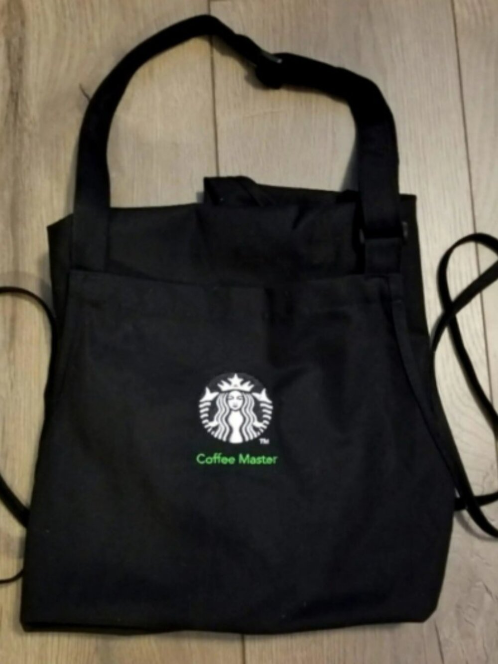 Starbucks Coffee Master Black Apron Barista Work Apron